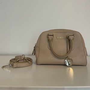 COPY - Authentic mini Furla hand bag in beige
